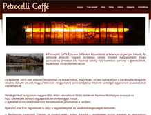 Tablet Screenshot of petrocellicaffe.com